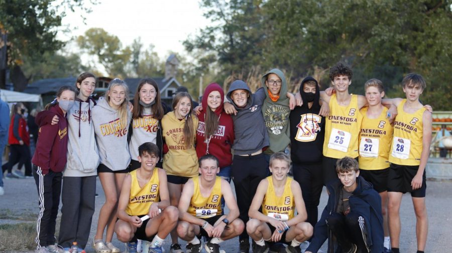 The Conestoga cross country team competed at the C-1 District race in Waterloo, Neb. on Oct. 15.