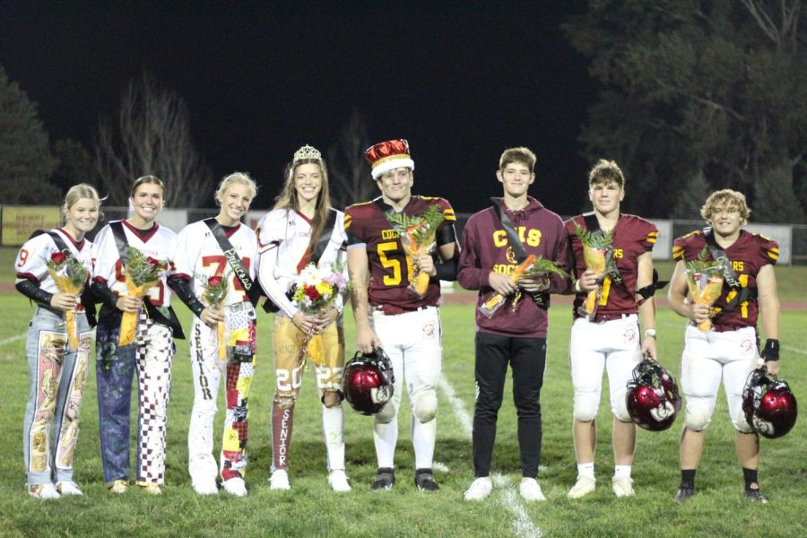 Conestogas class of 2023 homecoming court after the post game coronation.