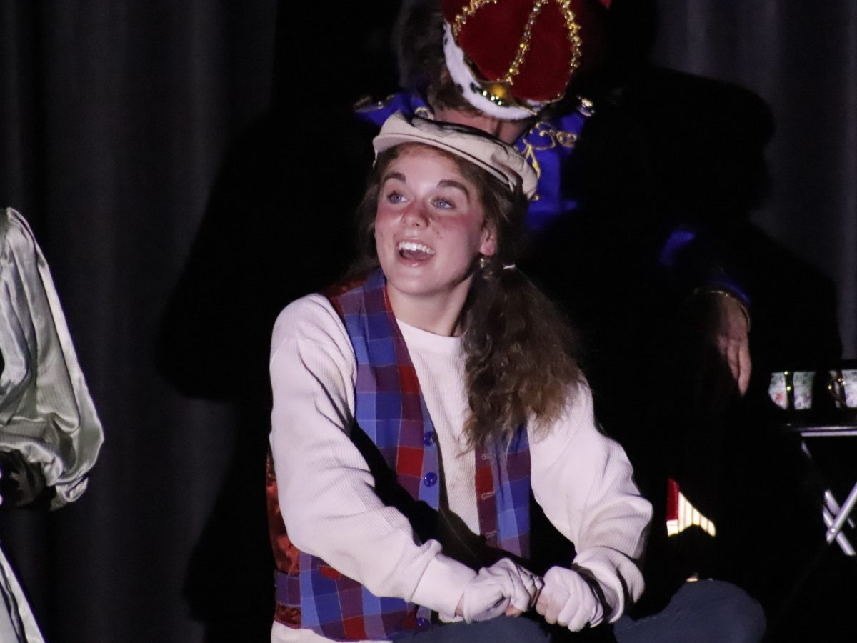 Piper I performs as Pip in last year's One Act production.